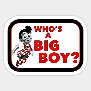 Big Boy Sticker